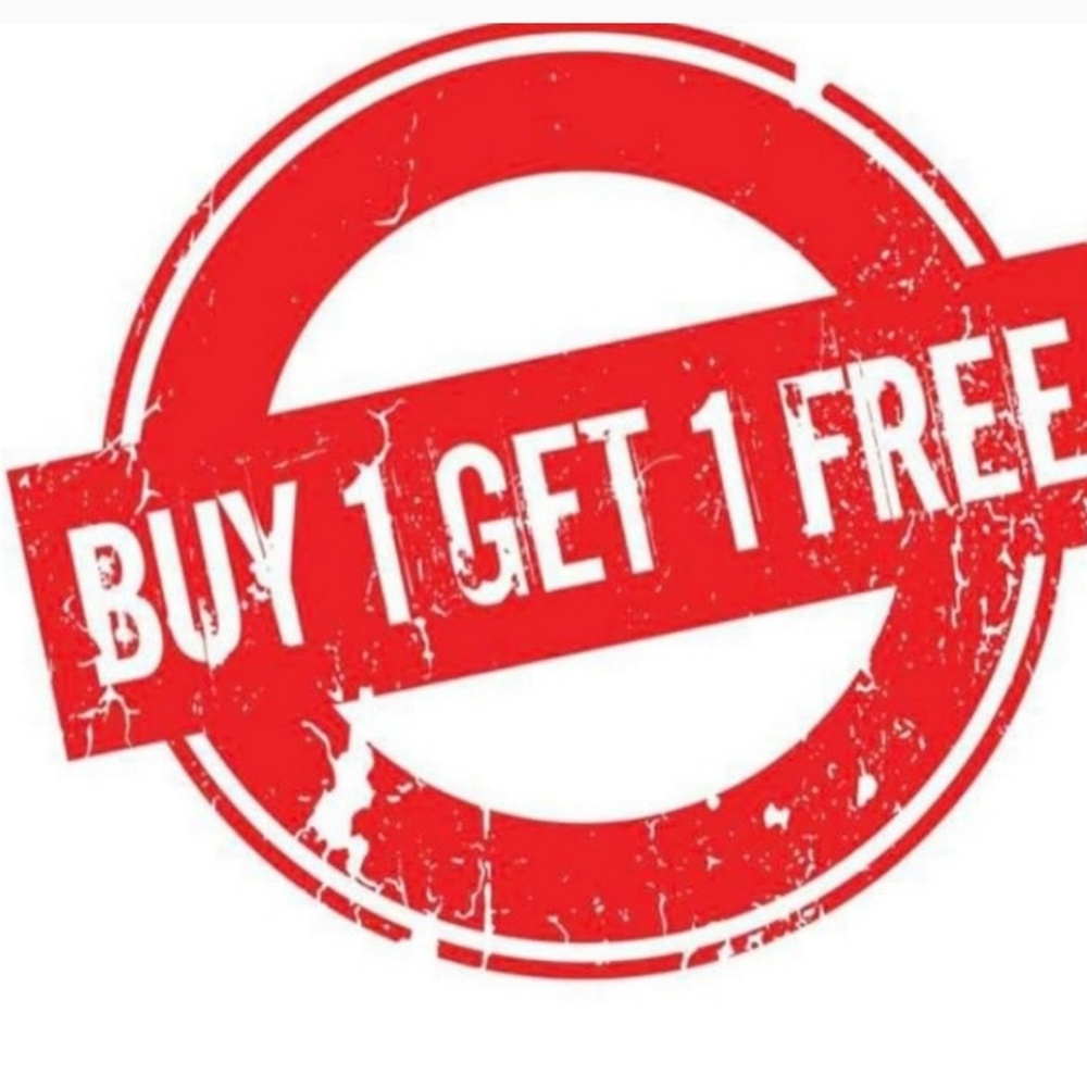Buy one get one free